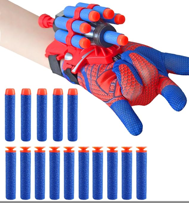 HhBdy Schießspielzeug, Spielzeug Kinder Feuerbereit Rollenspielwerfer für Kinder mit Handschuhen, Schießen Spielzeug Handgelenk Outdoor Spiele für Kinder für Geburtstags